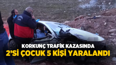 Van’ın Çaldıran ilçesinde otomobilin şarampole yuvarlanması sonucu meydana gelen trafik