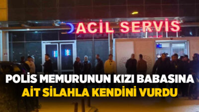 Hatay'da polis memuru babasına ait silahla kendini vuran 19 yaşındaki