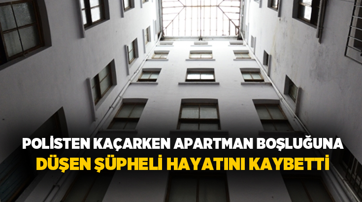 Muğla’da çeşitli suçlardan aranma kaydı bulunan şüpheli, polisten kaçarken apartman