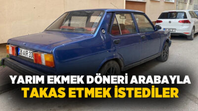 Eskişehir'de bir türlü satamadığı 1986 model aracın videosunu çekip takas