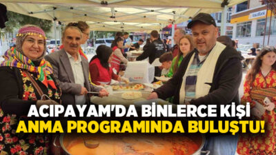 Denizli’nin Acıpayam ilçesinde, 18 Mart Çanakkale Zaferi ve Şehitleri Anma