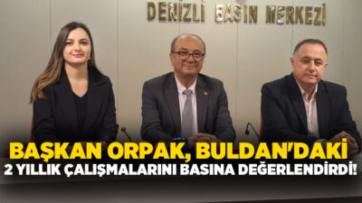 Buldan Belediye Başkanı Mehmet Ali Orpak, 2 yıllık görev süresini