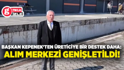 Honaz Belediye Başkanı Yüksel Kepenek, yaş sebze ve meyve alım