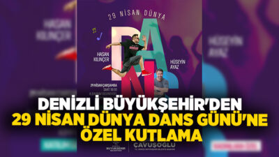 Denizli Büyükşehir Belediyesi, 29 Nisan Dünya Dans Günü kapsamında kadınlara