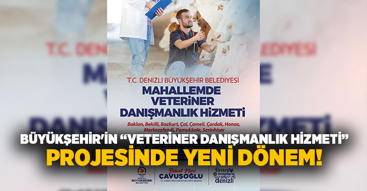 Denizli Büyükşehir Belediyesi, kırsal kalkınmayı desteklemek ve hayvancılıkla uğraşan küçük