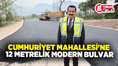 T.C. Pamukkale Belediye Başkanı Ali Rıza Ertemur, Cumhuriyet Mahallesi’nde yürütülen