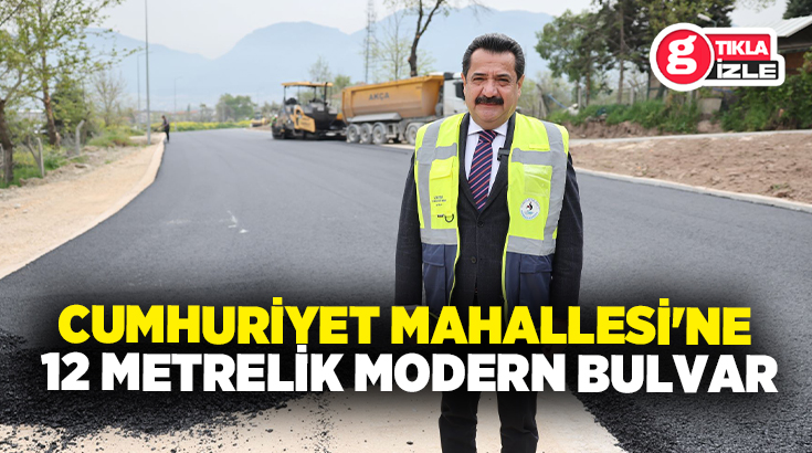 T.C. Pamukkale Belediye Başkanı Ali Rıza Ertemur, Cumhuriyet Mahallesi’nde yürütülen