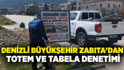 Denizli Büyükşehir Belediyesi, kent estetiğini korumak ve yaya-araç güvenliğini sağlamak
