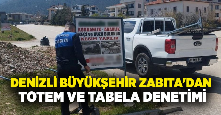 Denizli Büyükşehir Belediyesi, kent estetiğini korumak ve yaya-araç güvenliğini sağlamak