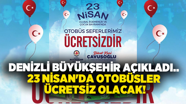 Denizli Büyükşehir Belediyesi, 23 Nisan Ulusal Egemenlik ve Çocuk Bayramı