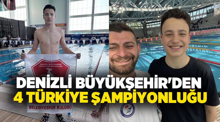 Denizli Büyükşehir Belediyespor Yüzme Takımı Sporcusu Mehmet Sarhanlı, Edirne’de düzenlenen