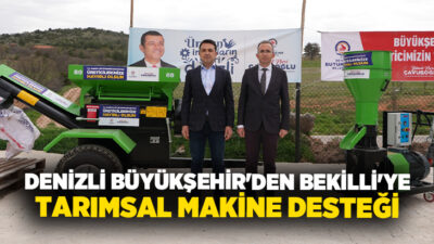 Denizli Büyükşehir Belediyesi, kırsal kalkınmayı güçlendirmek ve üretimde verimliliği artırmak