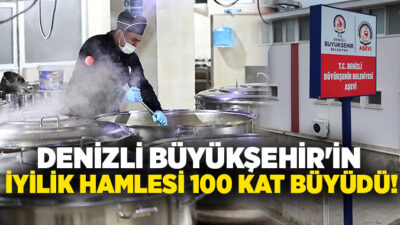 Denizli Büyükşehir Belediyesi Aşevi, 9 haneyle başladığı hizmet yolculuğunda 2