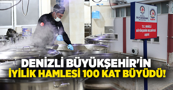 Denizli Büyükşehir Belediyesi Aşevi, 9 haneyle başladığı hizmet yolculuğunda 2