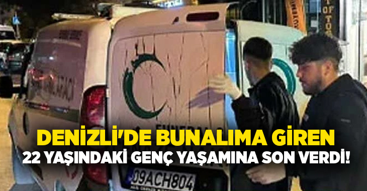 Pamukkale ilçesinde 22 yaşındaki Ali Er, evinde yaşamına son verdi.