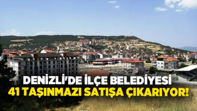 Denizli Kale Belediyesi, arsa ve dubleks daireden oluşan toplam 41