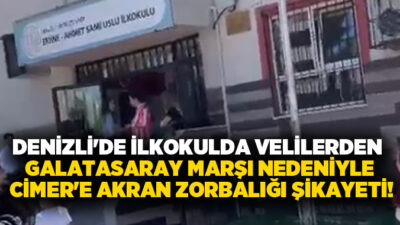 Denizli’nin Merkezefendi ilçesinde bulunan Emine-Ahmet Uslu İlkokulu’nda yaşandığı iddia edilen