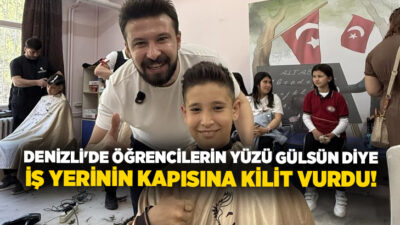 Denizli'de birçok sosyal sorumluluk projesinde yer alan saç tasarım sanatçısı