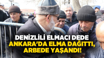 Denizli’de yaşayan ve “Elmacı Dede” olarak tanınan 76 yaşındaki Muhammet