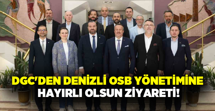 Denizli Gazeteciler Cemiyeti (DGC) Başkanı Özkan Tokmak ve Yönetim Kurulu