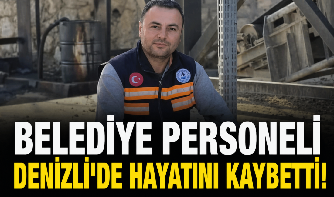 Pamukkale Belediyesi personellerinden Musa Özbay, geçirdiği kalp krizi sonucu yaşamını