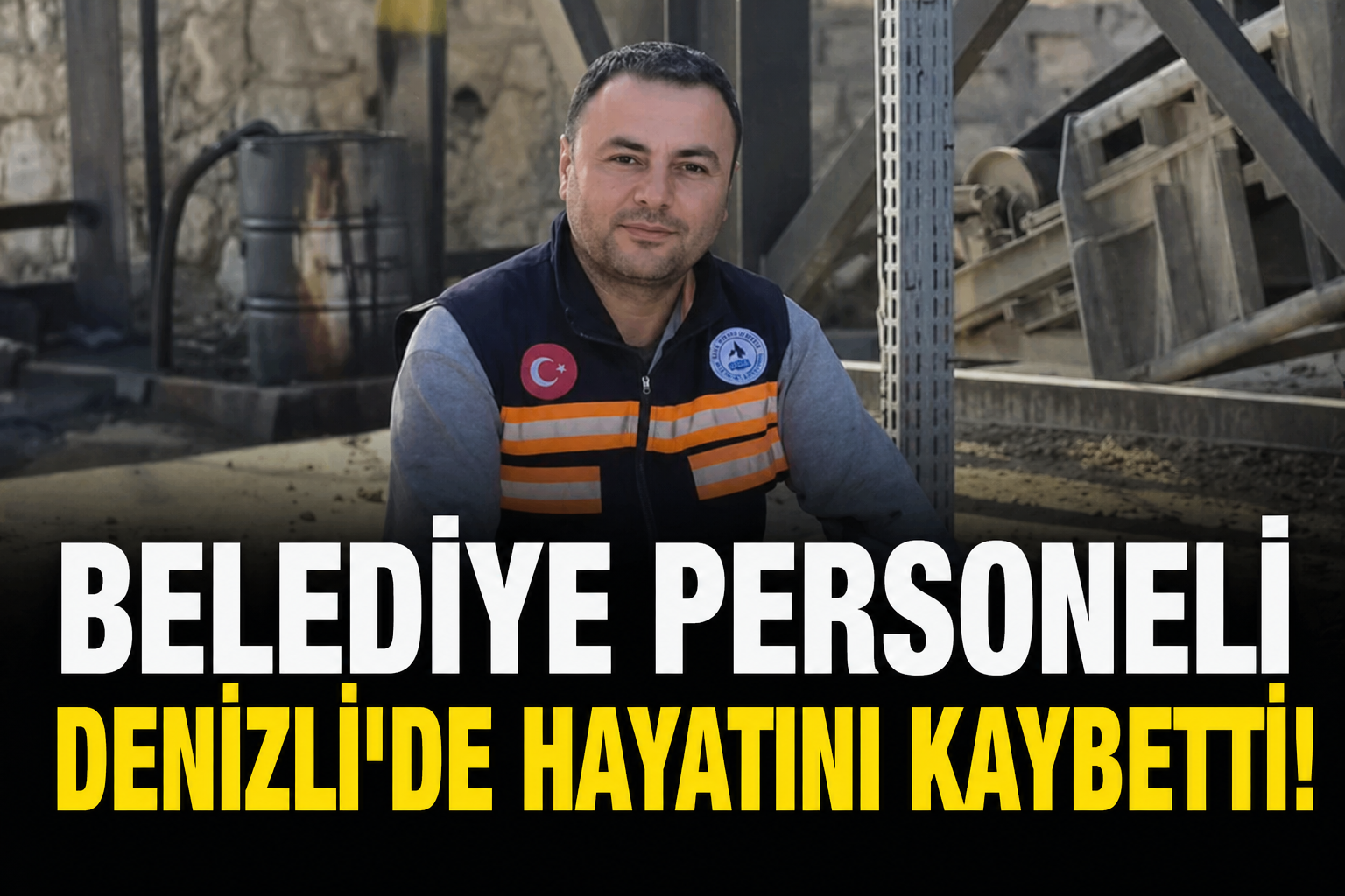 Pamukkale Belediyesi personellerinden Musa Özbay, geçirdiği kalp krizi sonucu yaşamını