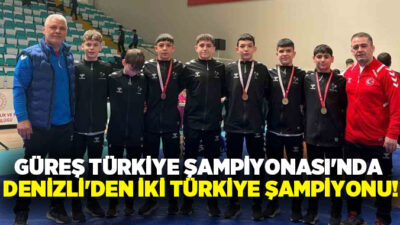 Okul Sporları Yıldızlar Grekoromen Güreş Türkiye Şampiyonası’nda Denizli Sporcu Eğitim