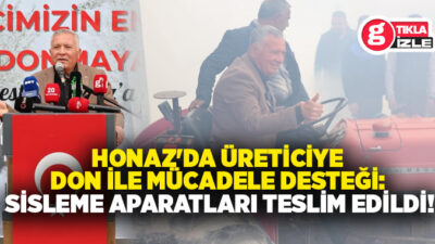Honaz Belediyesi, don ve buzlanmaya karşı üreticileri korumak amacıyla sisleme