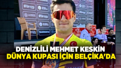 Parabisiklet branşındaki başarılarıyla dikkat çeken Denizli’nin gururu Mehmet Keskin, milli