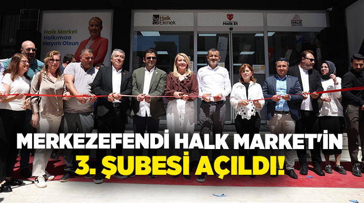 Merkezefendi Belediyesi tarafından ilçeye kazandırılan Halk Market’in 3. şubesi Akkonak