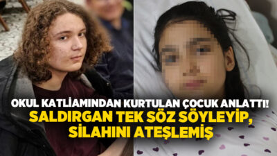 Kahramanmaraş'taki okul saldırısından kurtulan 5. sınıf öğrencisi Fatma İkra Çam,
