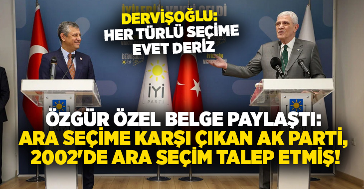 CHP Genel Başkanı Özgür Özel, Cumhurbaşkanı Recep Tayyip Erdoğan'a verdiği
