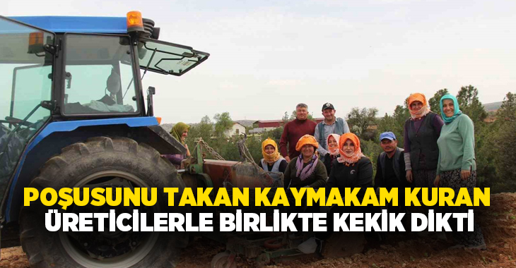 Denizli’nin gönüllere dokunan Çal Kaymakamı Hatice Gamze Kuran, poşusunu takıp