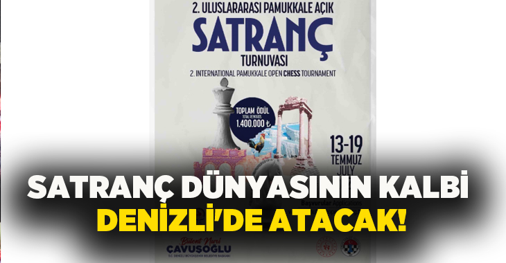 Denizli Büyükşehir Belediyesi, bu yıl ikincisi düzenlenecek olan Uluslararası Pamukkale