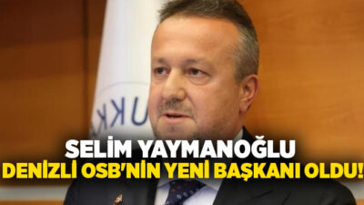 Denizli Organize Sanayi Bölgesi’nde (OSB) bugün gerçekleştirilen başkanlık seçiminde, Başkan