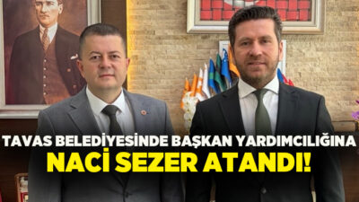 Tavas Belediyesi’nde Başkan Yardımcısı Osman Macit’in istifasının ardından göreve Veteriner