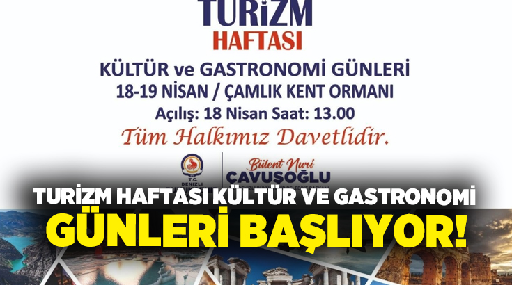 Denizli Büyükşehir Belediyesi, Turizm Haftası kapsamında kentin kültürel mirasını ve