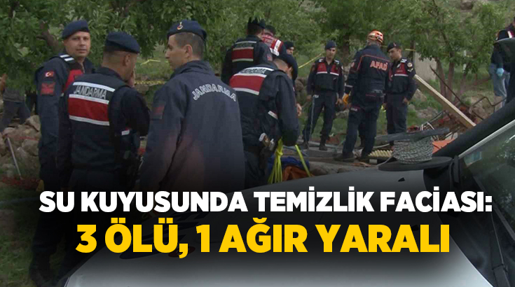 Aksaray’da temizlik için indiği su kuyusundan çıkmayan şahsın arkasından inen