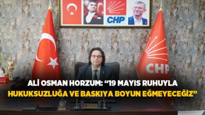 Cumhuriyet Halk Partisi Denizli İl Başkanı Ali Osman Horzum, 19