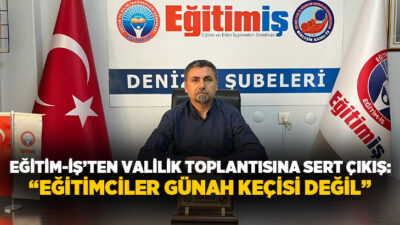Eğitim-İş Denizli Şubesi, Denizli Valiliği tarafından düzenlenen “Güvenli Okul İklimi