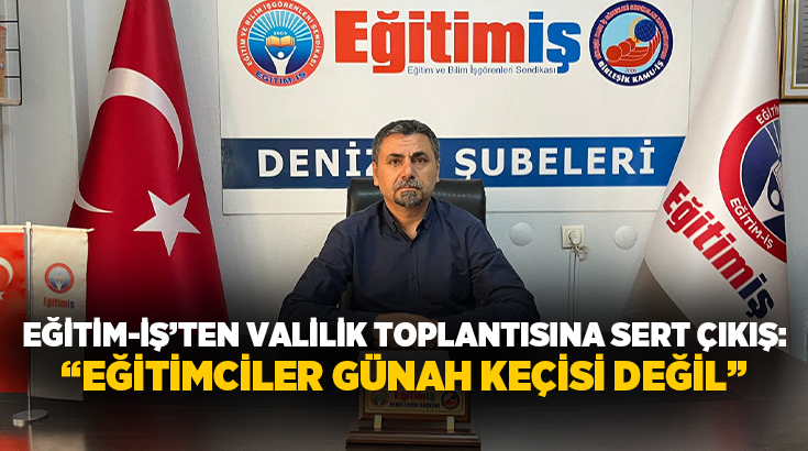 Eğitim-İş Denizli Şubesi, Denizli Valiliği tarafından düzenlenen “Güvenli Okul İklimi