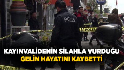 İstanbul Şişli’de bir apartmanda meydana gelen olayda, kayınvalidenin silahla vurduğu