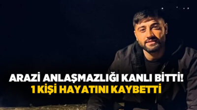 Ağrı’nın Doğubayazıt ilçesinde akrabalar arasında çıkan silahlı kavgada 1 kişi