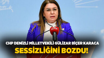 CHP Denizli Milletvekili Gülizar Biçer Karaca, CHP Genel Merkezi önünde