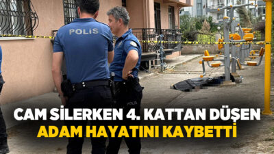 İzmir’in Torbalı ilçesinde eşiyle birlikte cam sildiği sırada dengesini kaybederek