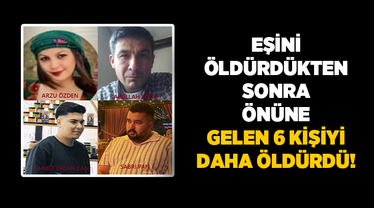 Mersin'de bir şahsın eski eşini öldürdükten sonra farklı noktalarda gerçekleştirdiği