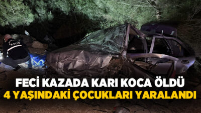 Adana’da iki otomobilin kafa kafaya çarpıştığı trafik kazasında bir çift