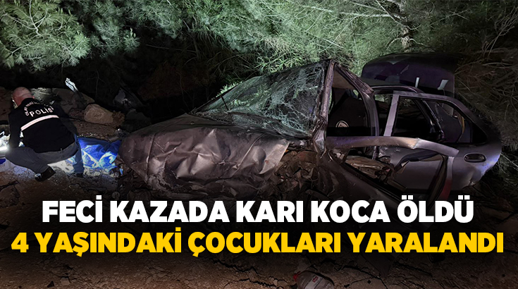 Adana’da iki otomobilin kafa kafaya çarpıştığı trafik kazasında bir çift