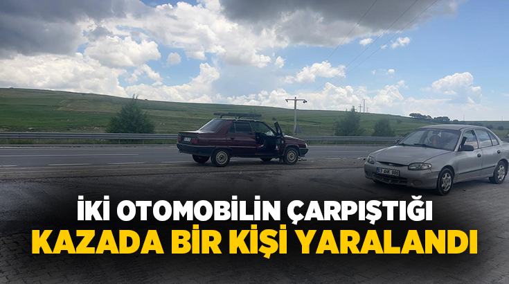  Afyonkarahisar'da akaryakıt istasyonuna girmek için yavaşlayan otomobile arkadan gelen aracın