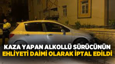 Aksaray’da yasal sınırın 4 katı alkol aldıktan sonra trafiğe çıkan